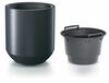 Plastikust lillepott Prosperplast Heos, must, 39 x 39 x 44 cm