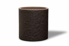 Lillepott Keter Small Cylinder, plast, 28 x 28 cm, pruun