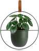 Riputatav metallist lillepoti kate Home & Styling, 30 x 30 cm, roheline