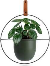 Riputatav metallist lillepoti kate Home & Styling, 30 x 30 cm, roheline