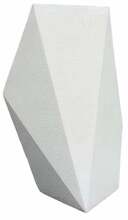 Lillepott DM Grill Iceberg L, tsement, 38 x 58 cm, valge