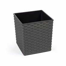 Lillepott Lamela Rattan 597-50, plast, 40 cm, hall