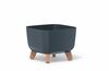 Lillepott Prosperplast Gracia Square, 29 x 29 x 22 cm, antratsiit