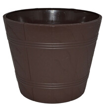 Lillepott Form Plastic Kokosas 2, pruun