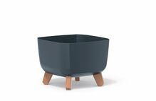 Lillepott Prosperplast Gracia Square, 29 x 29 x 22 cm, antratsiit