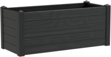 Lillepott veepaagiga Teraplast Trama 002, 100 x 42 x 40 cm, antratsiit