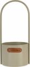Lillepott ProGarden metallist alusega, 14,5 x 13 x 30 cm, pruun