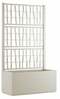Lillekast Stefanplast Ethica, 80 x 36 x 140 cm, valge