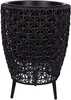 Lillepott Home4you Wicker, 38 x 38 x 54 cm, must