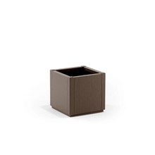 Lillekast Stefanplast Ethica, 36 x 36 x 35 cm, pruun