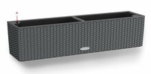 Lillepott Lechuza Balconera Cottage 80, 19 cm, must