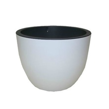 Lillepott Form Plastic Muna 3320, plastik, 40 cm, valge