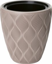 Lillepott Form Plastic Flow, 40 cm, 36 L, pruun