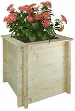 Puidust lillepott Timbela M618-1, 57 cm