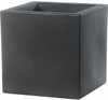 Lillepott Teraplast Schio Cubo 25, 25 x 25 x 25 cm, antratsiit