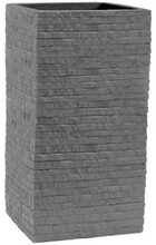 Lillepott Kubus, 60 cm, kandiline, 27 x 27 cm, hall, PATIO