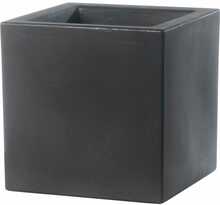 Lillepott Teraplast Schio Cubo 25, 25 x 25 x 25 cm, antratsiit