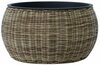 Lillepott Home4you Wicker, 48 x 26 cm, helepruun