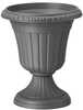 Lillepott Form Plastic Milano, plastik, 30 cm, hall