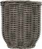 Lillepott OTE Flower Pot D013-W27, plastik/rotang, 23 x 23 x 27 cm, tumehall
