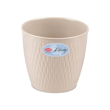 Lillepott Stefanplast Liberty, 20 x 19 cm, valge