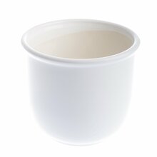 Keraamiline lillepott Banga, 21,5 cm, valge