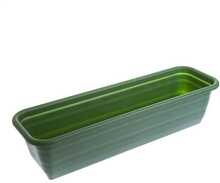 Lillepott Lamela 431, plastik, 80 x 20 cm, roheline
