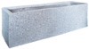 Lillepott Besk DIANA, klaaskiud, 65 x 18 x 20 cm, helehall