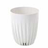 Lillepott Lamela Mira 908-05, plastik, valge