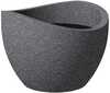 Lillepott Scheurich Granit, plast, 30 cm, tumehall