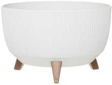 Lillepott 4Living Roma Line, 47 x 47 cm, valge