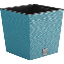 Lillepott Prosperplast FURU SQUARE LOW, sinakas, 10/7.5L, 240 x 240 x 235 mm