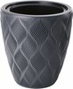 Lillepott Form Plastic Flow, 40 cm, 36L, must