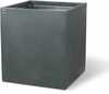 Lillepott Fleur Ami Division Lite Cube, 50 x 50 x 54 cm, betoon antratsiit