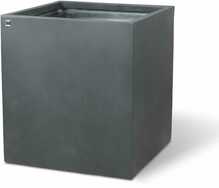 Lillepott Fleur Ami Division Lite Cube, 50 x 50 x 54 cm, betoon antratsiit