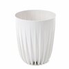 Lillepott Lamela Mira, 914-05, plastik, 25 cm, valge