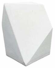 Lillepott DM Grill Iceberg S, tsement, 38 x 50 cm, valge