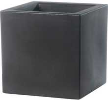 Lillepott Teraplast Schio Cubo 40, 40 x 40 x 40 cm, antratsiit