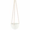 Riputatav lillepott AmeliaHome Lokai, keraamika, 15,4 cm, kreemjas
