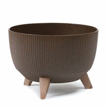 Lillepott Lamela Roma 969-85, plast, 28.5 cm, tumepruun