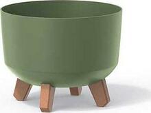 Lillepott Prosperplast Gracia DGRL240-5615C, 23,8 x 18,7 cm, roheline