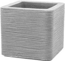 Lillepott Kubus, 30 x 30 cm, hall, PATIO