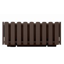Lillepott Prosperplast Boardee Fencycase DDEF400-R222, pruun