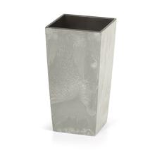 Plastist lillepott Prosperplast Urbi Square Beton Effect, DURS140E-422U, betooni värv