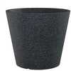Lillepott Scheurich 242/40, plast, 38.9 cm, must