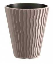 Lillepott Prosperplast Sandy DBSP400, plastik, 39 cm, pruun