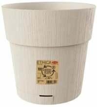 Lillepott Stefanplast Ethica, 25 x 25 cm, valge