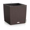 Lillepott Lechuza Cube Cottage 40, 39 x 39 x 40 cm, pruun/moka