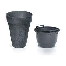 Lillepott Prosperplast Cube Slim, 35,5 x 44 cm, antratsiit