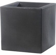 Lillepott Teraplast Schio Cubo 60, 58 x 58 x 58 cm, antratsiit